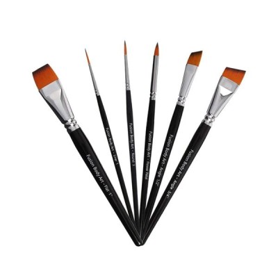 Fusion Body Art | Professional Face Paint Brush - SET OF 6 Fusion Body Art | Professional Face Paint Brush - SET OF 6